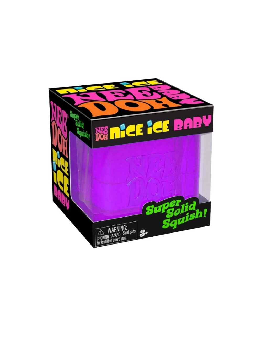 Schylling NeeDoh Nice Ice Baby Mini, Purple